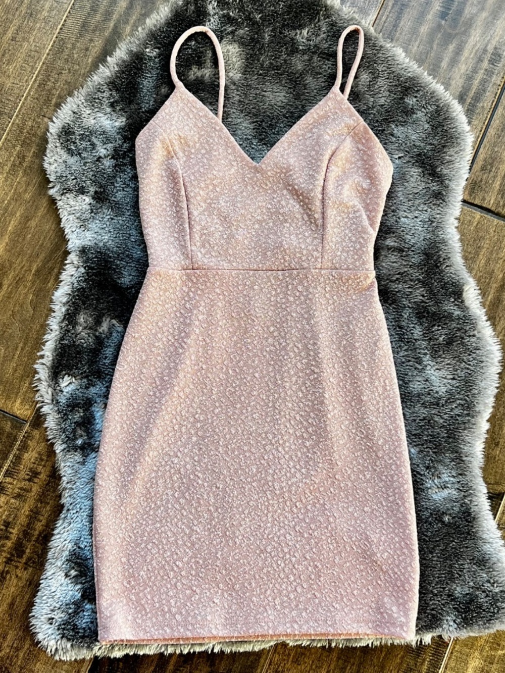 Windsor Rose-Pink Sparkle Mini Dress Size Small